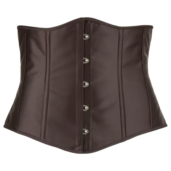Cottelli plus size korsete satīna melna - 4XL