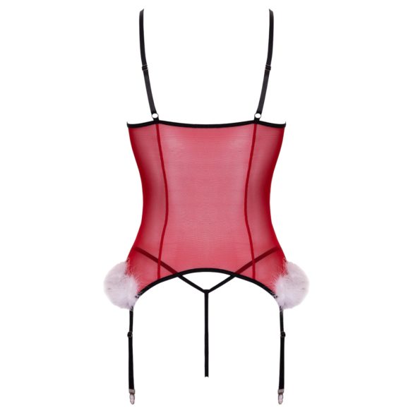 Cottelli - sieviešu Ziemassvētku apakšveļas komplekts sarkans