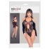 NO:XQSE - Gara piedurkne body kleita - melna (S-L)