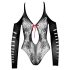 NO:XQSE - Gara piedurkne body kleita - melna (S-L)
