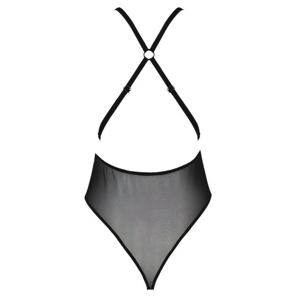 Passion Eco Zinnia - mežģīņu bodijs (melns) - L/XL