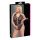Cottelli Curves Plus Size - caurspīdīgs rakstains bodijs (melns)