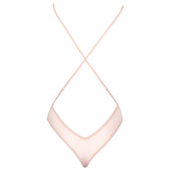 Kissable - mežģīņu bodijs rozā - L/XL