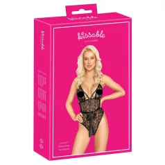 Kissable - skūpstāms mežģīņu bodijs (melns)