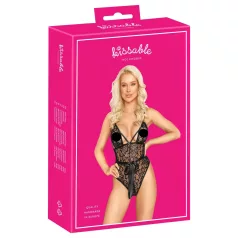 Kissable - skūpstāms mežģīņu bodijs (melns)