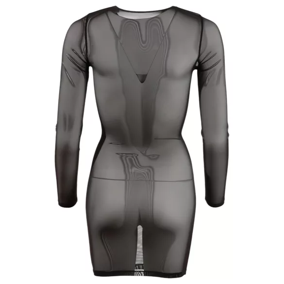 Cottelli - caurspīdīga kleita melna - XL