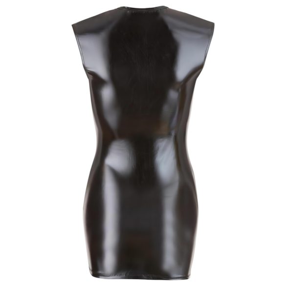 Cottelli - sieviešu īsa spīdīga kleita bez piedurknēm melna