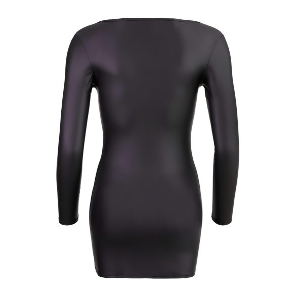 Cottelli - sieviešu mini kleita ar rāvējslēdzēju un rhinestones melna