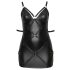 Cottelli Plus Size - kleita ar važām (melna)