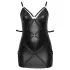 Cottelli plus size kleita ar aproci melna