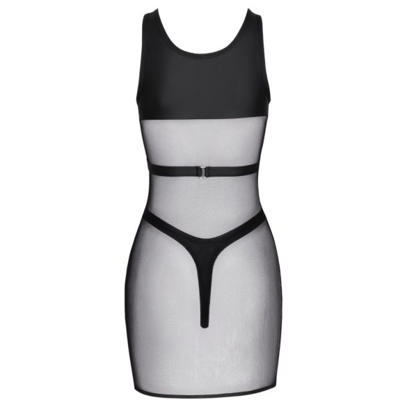 Cottelli - caurspīdīgs ballīšu komplekts (melns) - M