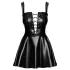 Noir - priekšpusē sasienama mini kleita (melna) - M