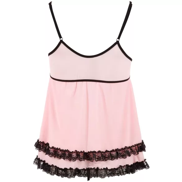Cottelli - babydoll ar volāniem sievietēm melns - L