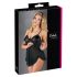 Cottelli - Viegla, mežģīņota babydoll (melna) - L