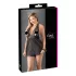Cottelli plus size babydoll ar mežģīnēm melns