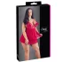 Cottelli plus size babydoll ar mežģīnēm sarkans - 3XL
