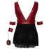 Cottelli Bondage Plus Size - babydolls (sarkans)