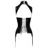 Black Level - atvērts bodijs ar zeķturiem melns