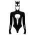 Melnais Samts - Batwoman melnais ķermena kostīms