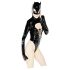 Melnais Samts - Batwoman melnais ķermena kostīms - L