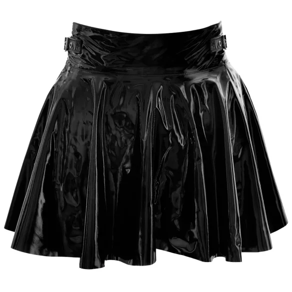 Black Level - plisēta mini svārki melni - L