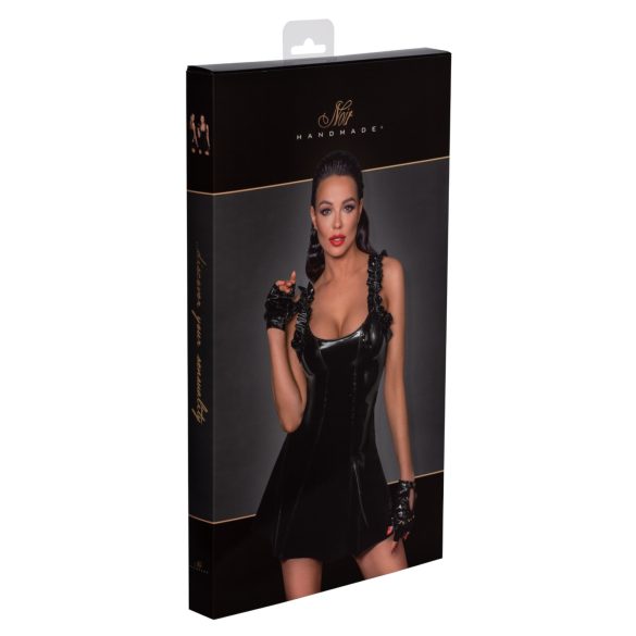 Noir - volānu mini kleita (melna) - M