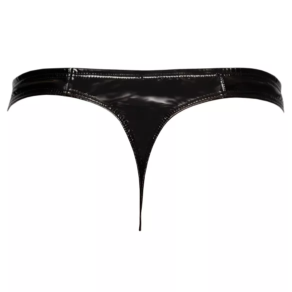Black Level - vīriešu stringi klasiskie lakoti melni
