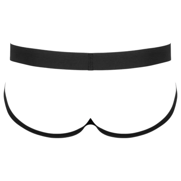 Black Level - džokstraps ar rāvējslēdzēju (melns) - XL