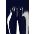 LATEX - rāvējslēdzēja leggings (melni) - S