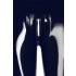 LATEX - rāvējslēdzēja leggings (melni) - L