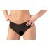 LATEX - pilnībā atvērts sieviešu stringi - melns (S-L)