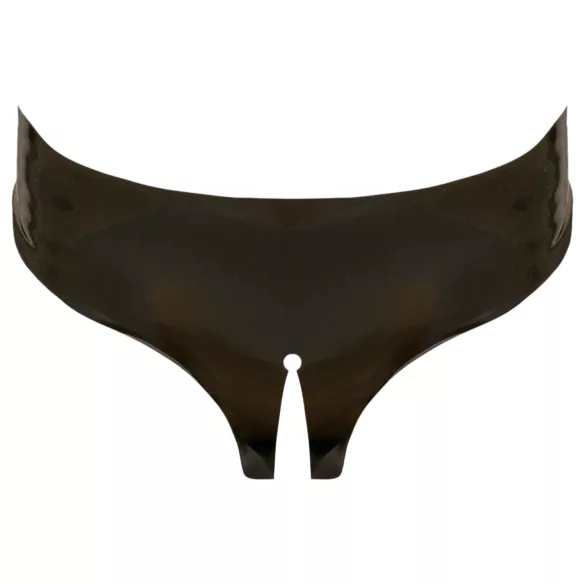 LATEX - sieviešu atvērtās biksītes melnas S-L