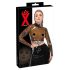 LATEKSS - caurspīdīgs lateksa tops (caurspīdīgs-melns) - S-L - XL