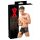 LATEX - bokseršorti ar dzimumlocekļa pārsegu (melni) - L/XL