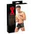 LATEX - bokseršorti ar dzimumlocekļa pārsegu (melni) - L/XL
