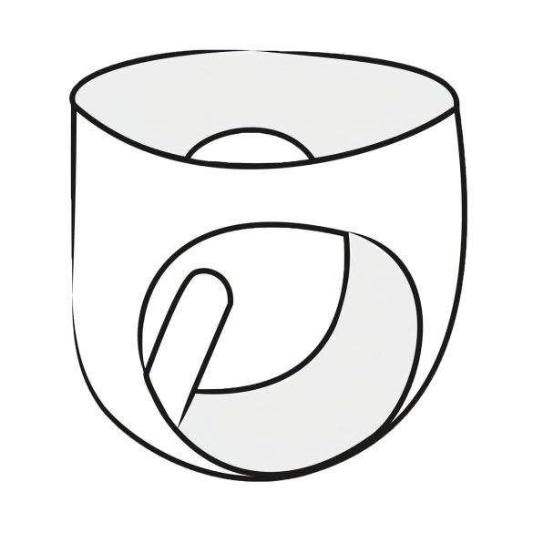 LATEX - sieviešu biksītes ar prezervatīvu (melns) - M