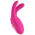 Mrow - klitora stimulators ar 3 zariem, uzlādējams vibrators, rozā