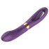 Funny Me Dual - vibrators ar mēli un klitora stimulāciju, uzlādējams, violets