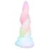 OgazR Kraken - spirālveida astoņkāja dildo - 18 cm (varavīksne)