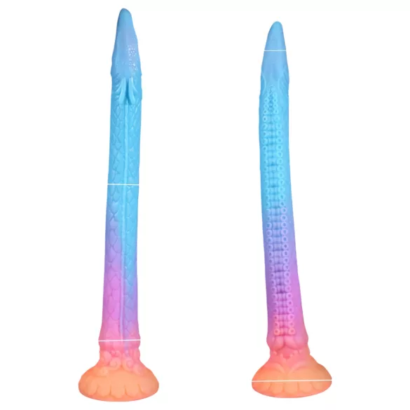 OgazR XXL fosforescējošs anālais dildo 47 cm rozā
