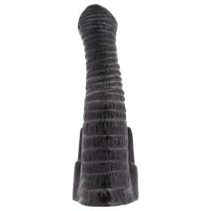 AnimHole Djumbo - zilonis snuķa dildo - 18cm (melns)
