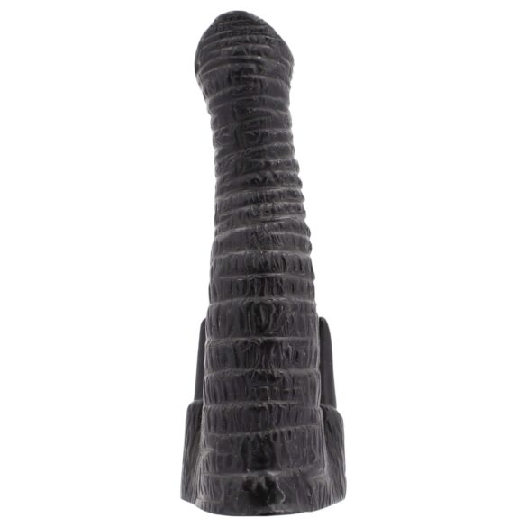 AnimHole Djumbo - zilonis snuķa dildo - 18cm (melns)