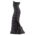 AnimHole Djumbo - zilonis snuķa dildo - 18cm (melns)