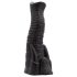 AnimHole Djumbo - zilonis snuķa dildo - 18cm (melns)