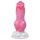 Bulldogs dzimumlocekļa dildo - 17 cm (rozā)