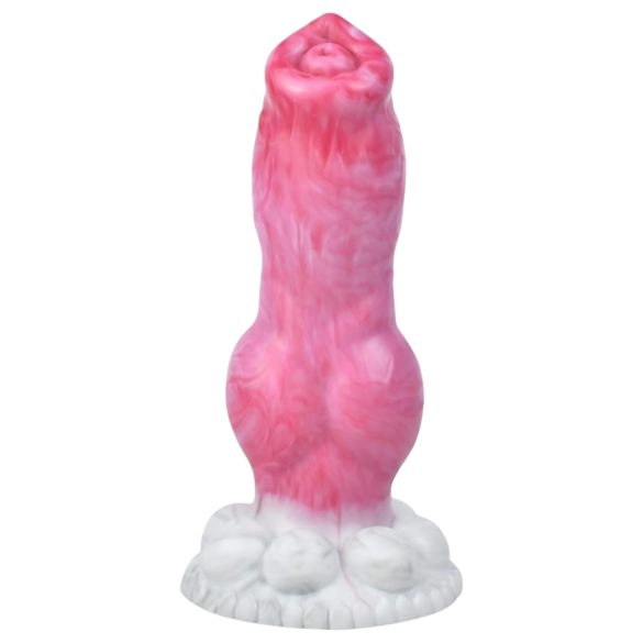 Bulldogs dzimumlocekļa dildo - 17 cm (rozā)