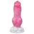 Bulldogs dzimumlocekļa dildo - 17 cm (rozā)