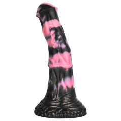   Bad Horse - silikona dildo zirga dzimumlocekļa forma 18cm melns-rozā