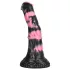 Bad Horse - silikona zirga dzimumlocekļa dildo - 18 cm (melns-rozā)