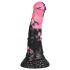 Negants Zirgs - silikona zirga dzimumlocekļa dildo - 18cm (melns-rozā)